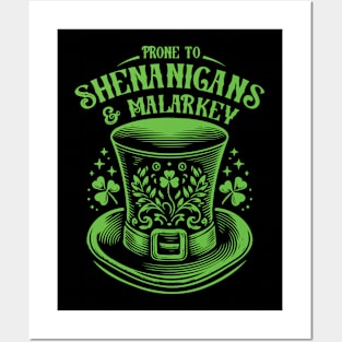 Prone to Shenanigans and Malarkey // Irish Pride Posters and Art